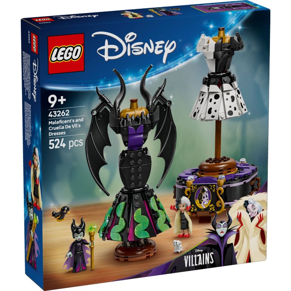LEGO® Disney Classics - Роклите на Злодеида и Злобара ДеМон (43262)