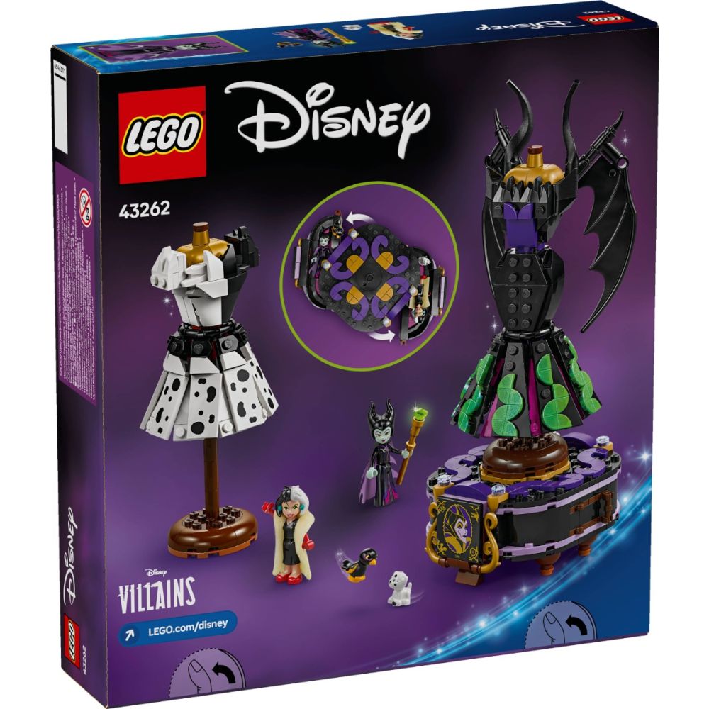 LEGO® Disney Classics - Роклите на Злодеида и Злобара ДеМон (43262)