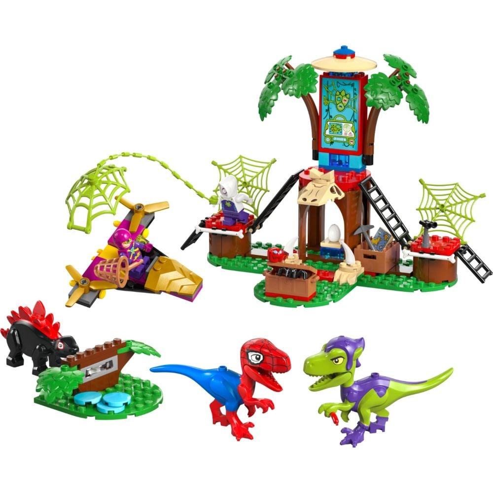 LEGO® Spidey - Битката с раптори на Спайди и Гоби в щаба в дървесната къща (11200)