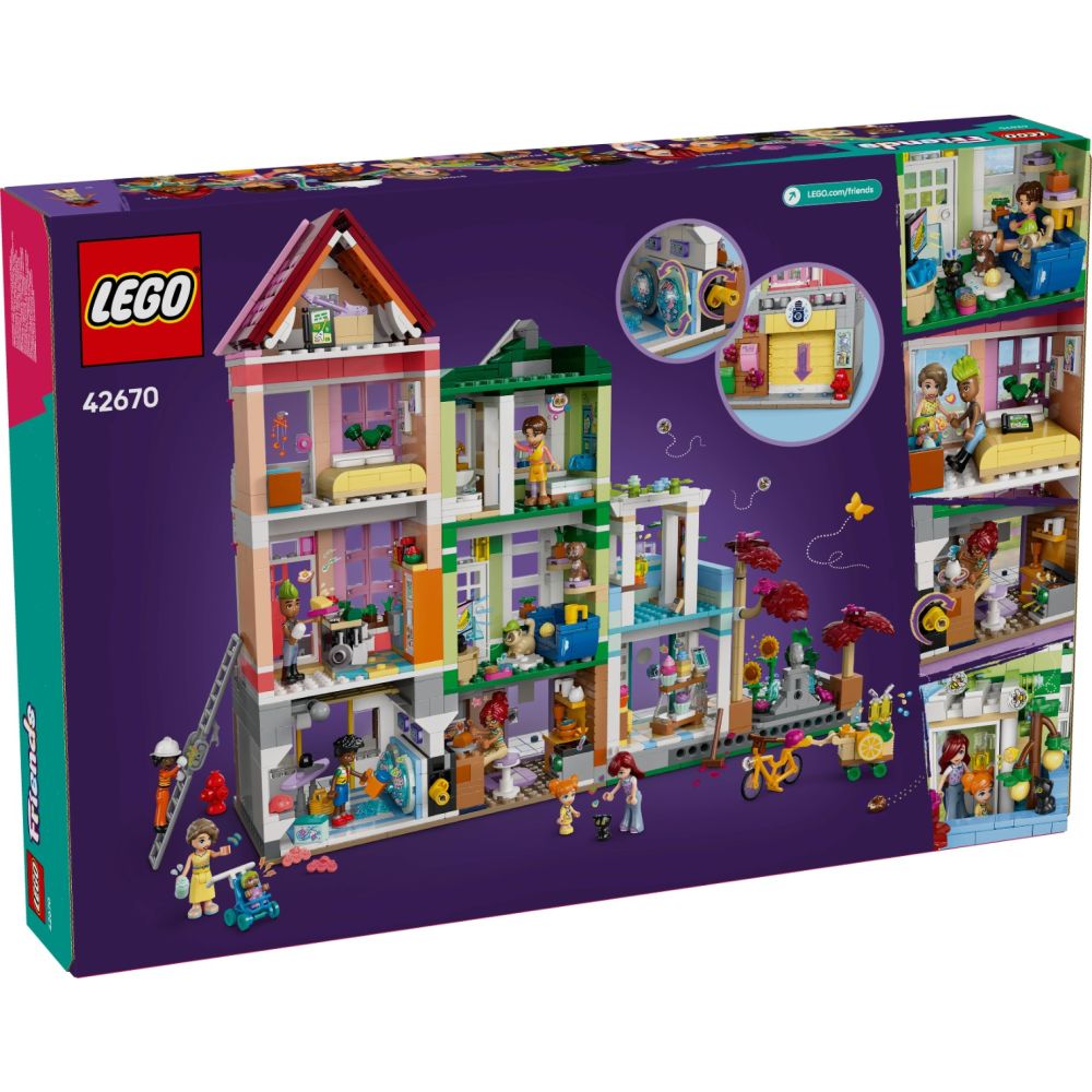 LEGO® Friends - Апартаменти и магазини в Хартлейк Сити (42670)