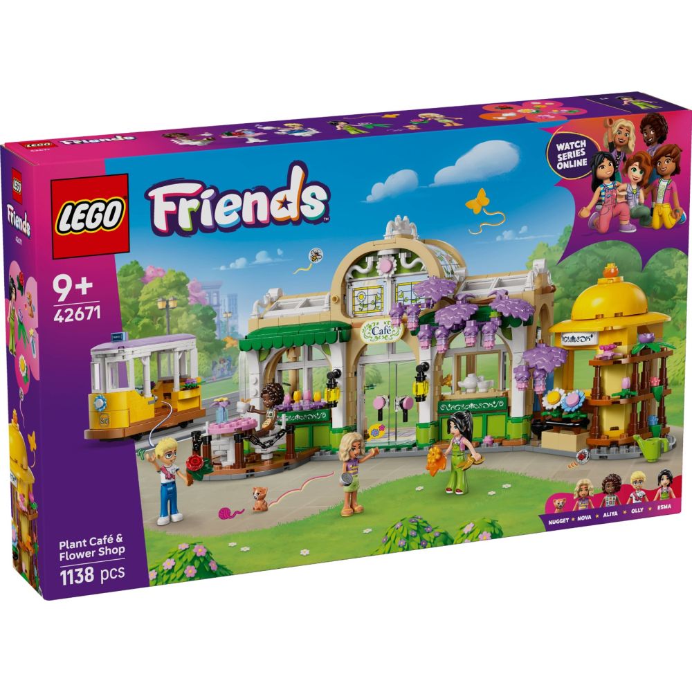 LEGO® Friends - Градинско кафене и магазин за цветя (42671)