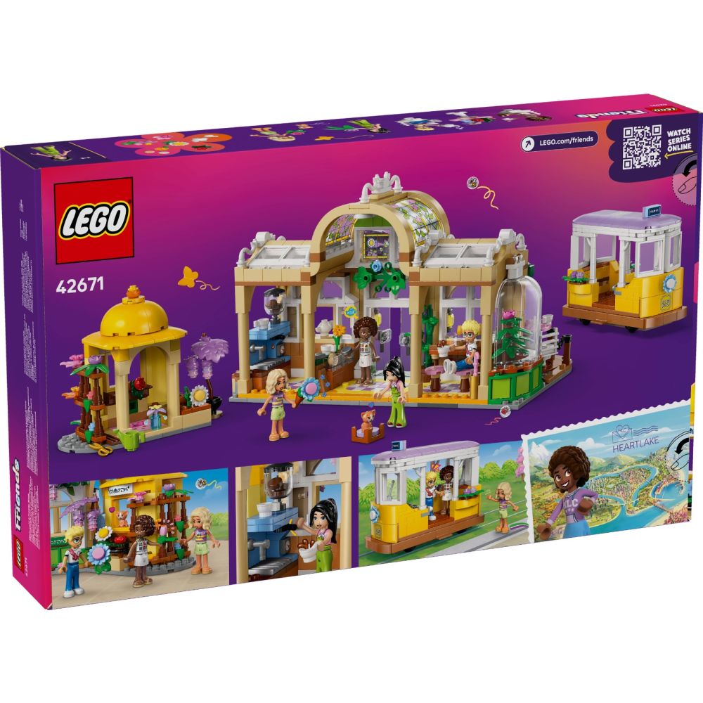 LEGO® Friends - Градинско кафене и магазин за цветя (42671)