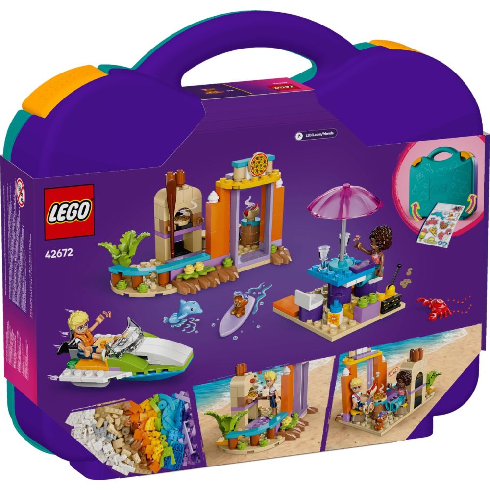 LEGO® Friends - Творчески куфар за плаж и пътуване (42672)
