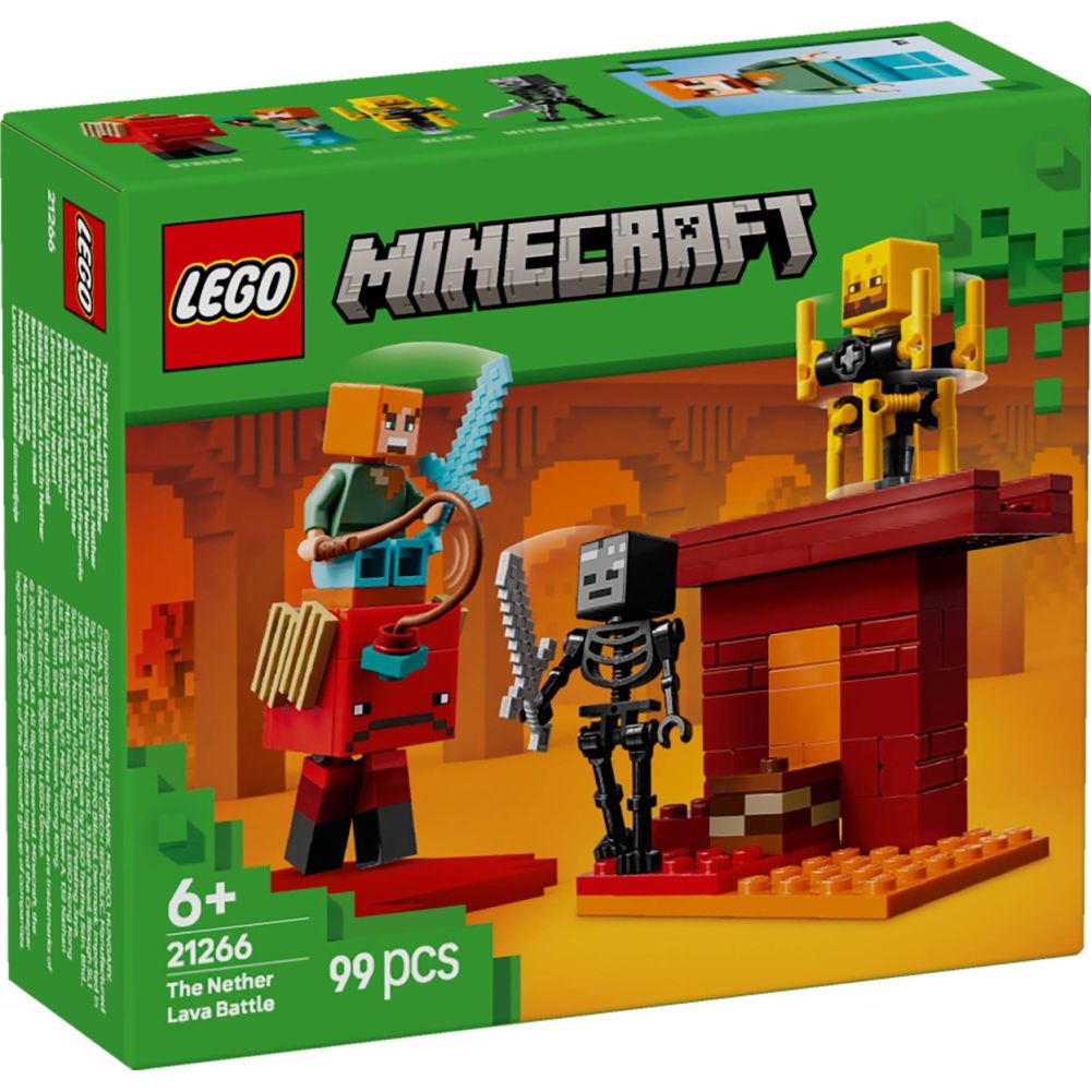 LEGO® Minecraft - Битка в пъклената лава (21266)