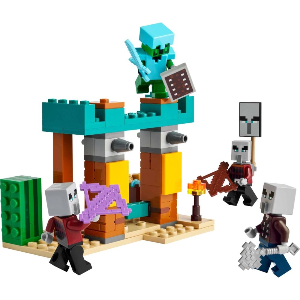 LEGO® Minecraft - Пустинният патрул на злобарите (21267)