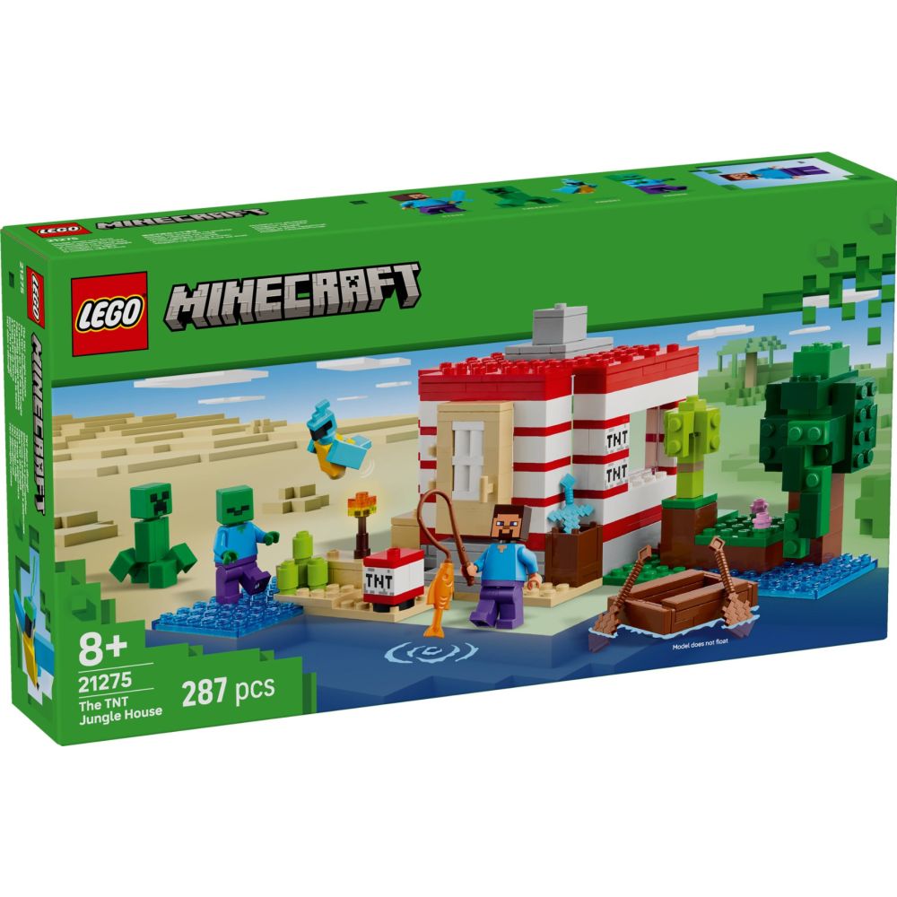 LEGO® Minecraft - TNT къща в джунглата (21275)