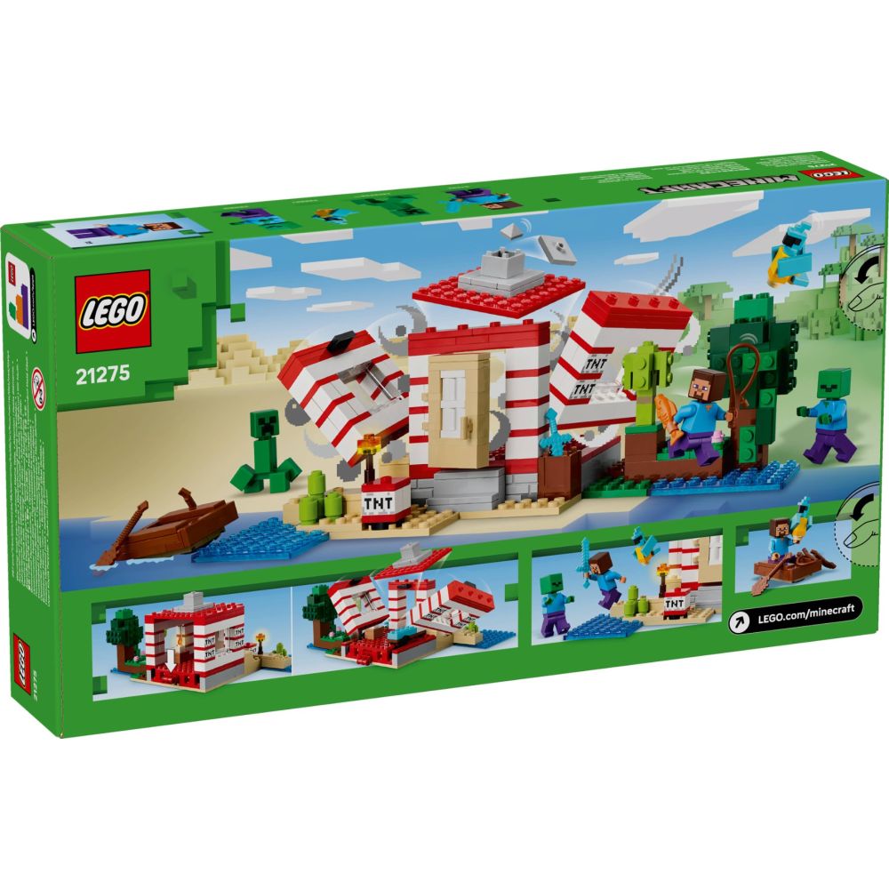 LEGO® Minecraft - TNT къща в джунглата (21275)