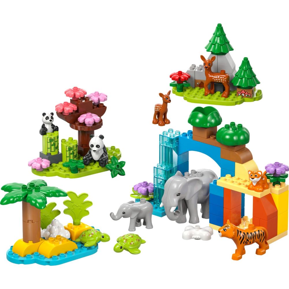 LEGO® DUPLO® - Семействата на дивите животни „3 в 1“ (10446)