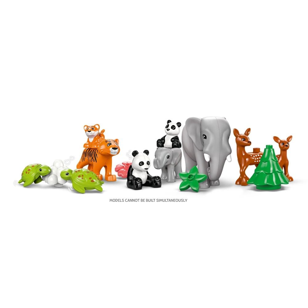 LEGO® DUPLO® - Семействата на дивите животни „3 в 1“ (10446)