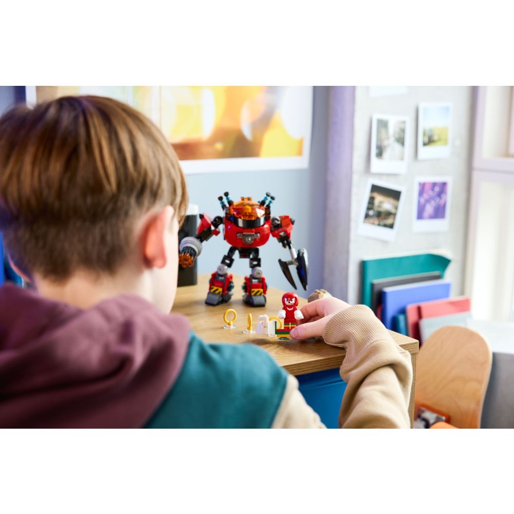 LEGO® Sonic - Knuckles срещу робот Dr. Eggman Egg Crusher (77005)