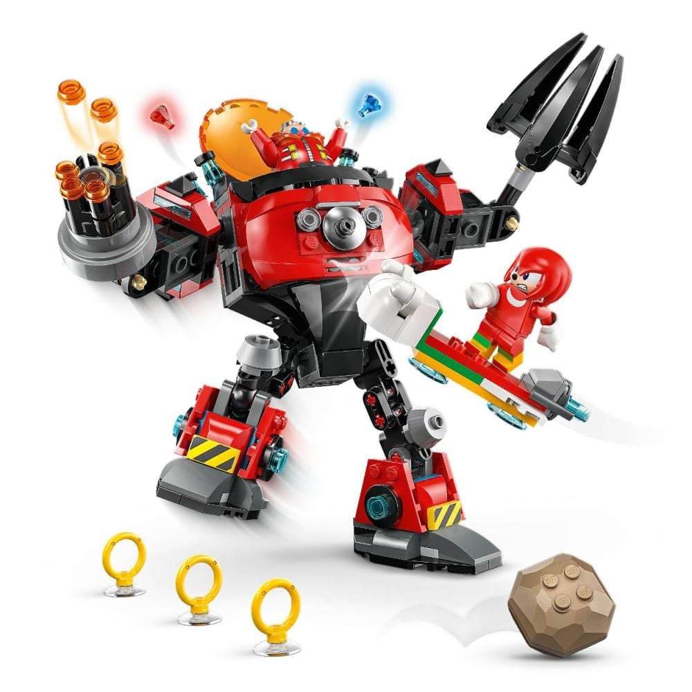LEGO® Sonic - Knuckles срещу робот Dr. Eggman Egg Crusher (77005)