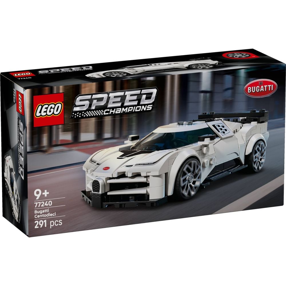 LEGO® Speed Champions - Хиперспортна кола Bugatti Centodieci (77240)