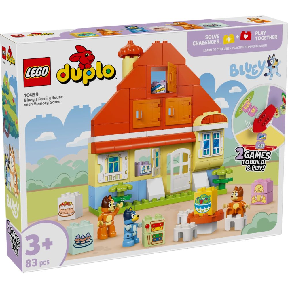 LEGO® DUPLO - Семейната къща на Блуи с игра на запомняне (10459)