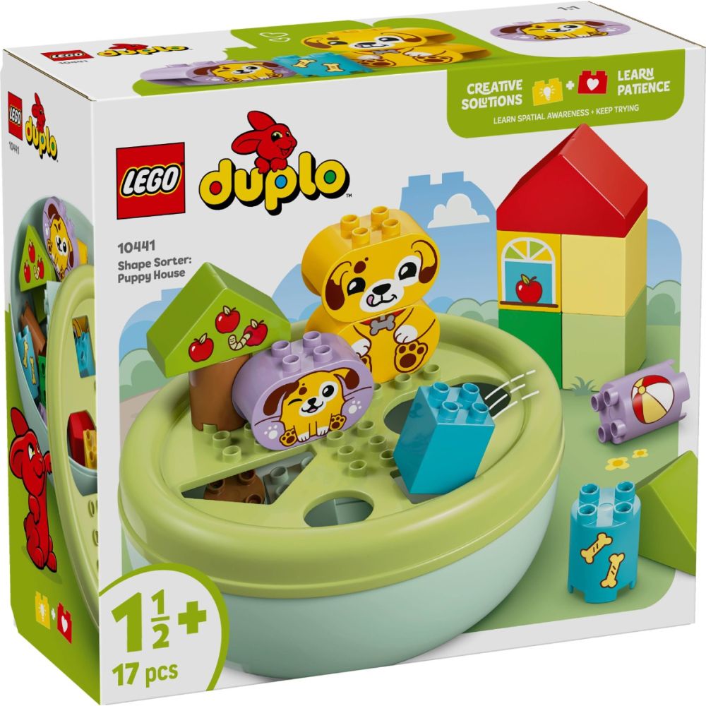 LEGO® DUPLO - Сортер с формички: Къща за кученца (10441)
