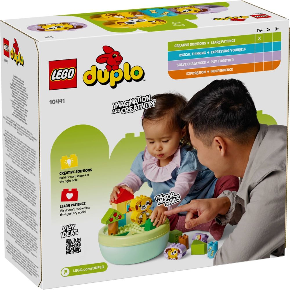 LEGO® DUPLO - Сортер с формички: Къща за кученца (10441)