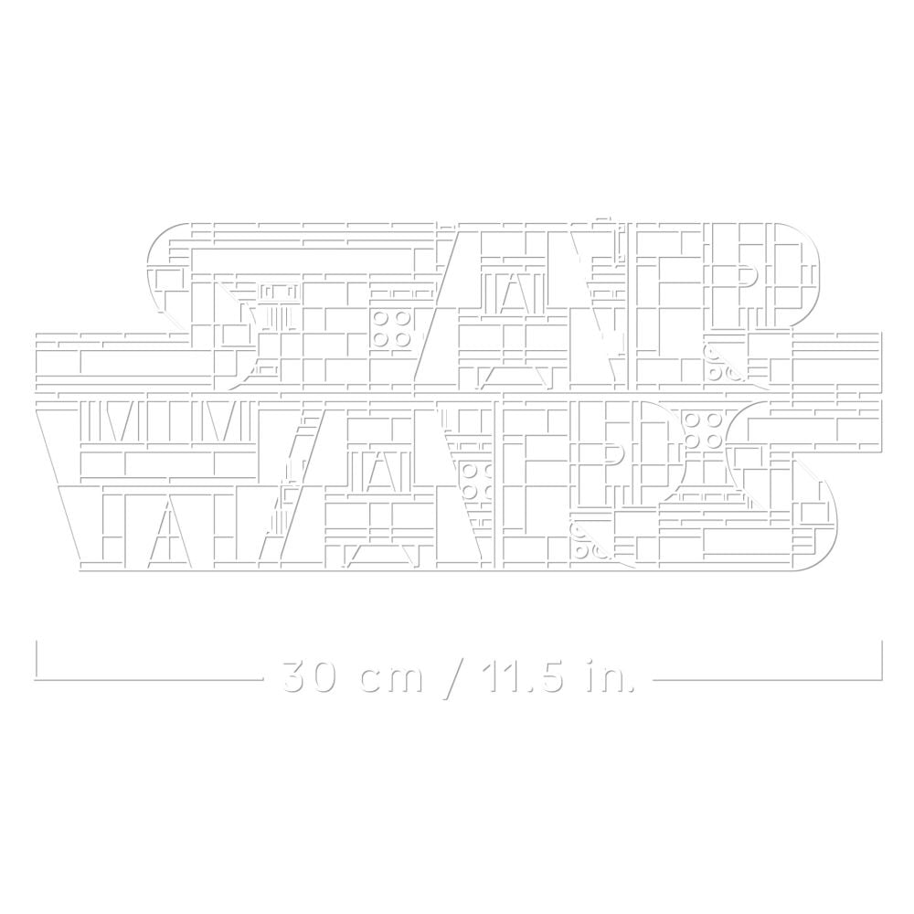 LEGO® Star Wars - Лого на Star Wars™ от тухлички (75407)