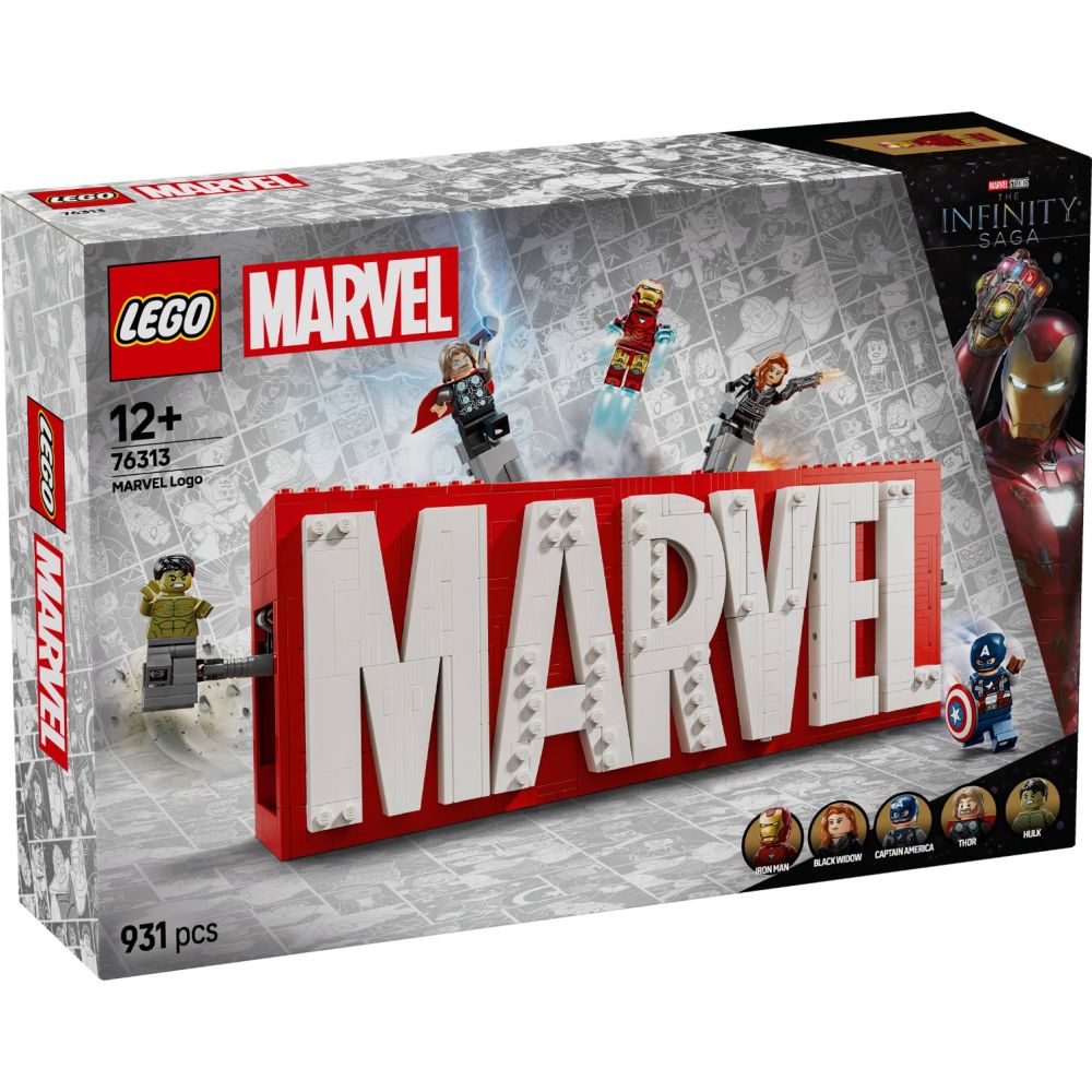 LEGO® Super Heroes - Лого на MARVEL и минифигури (76313)