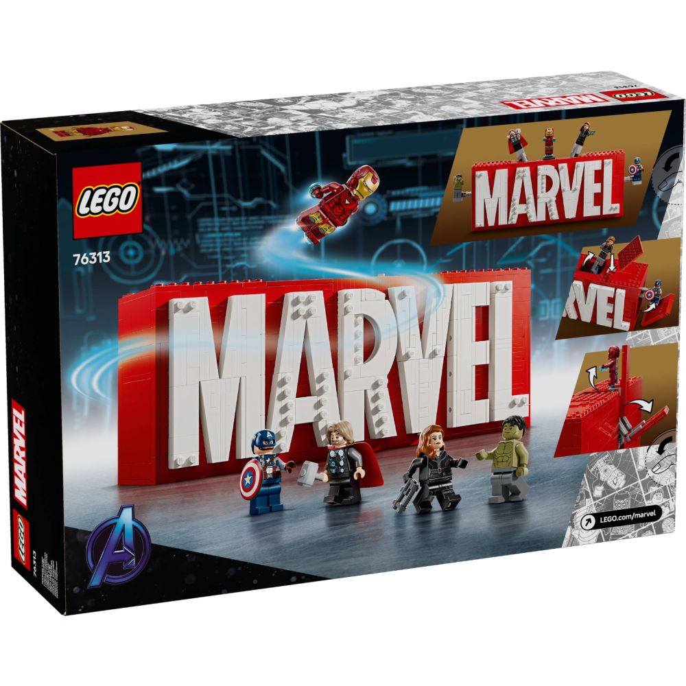 LEGO® Super Heroes - Лого на MARVEL и минифигури (76313)