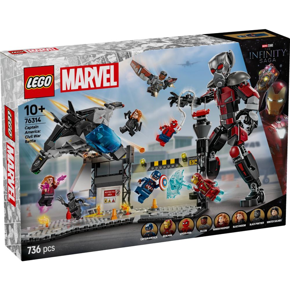 LEGO® Super Heroes - Екшън битка от Първият отмъстител: Войната на героите (76314)