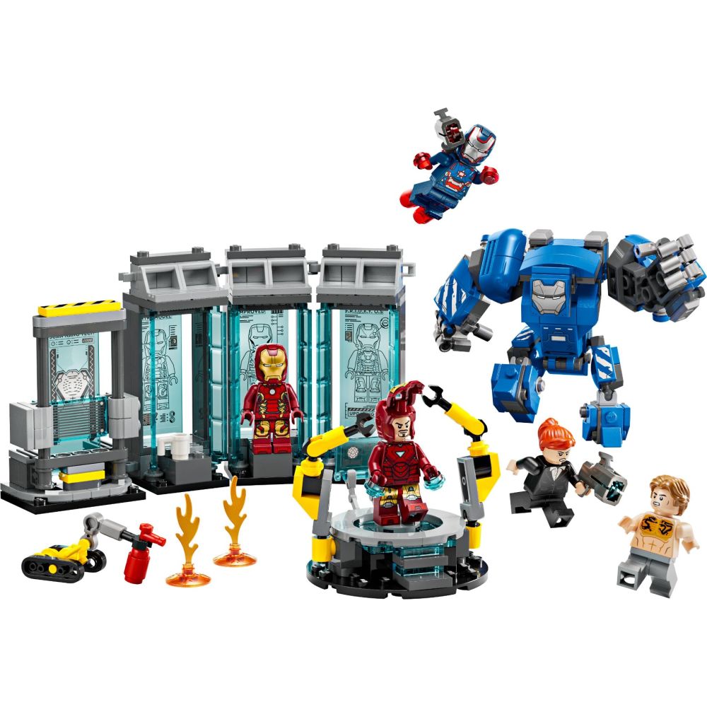 LEGO® Super Heroes - Лабораторията на Железния човек: Зала с брони (76315)