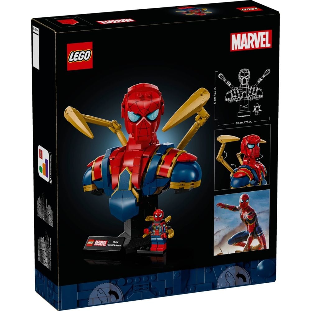 LEGO® Super Heroes - Бюст на Железния Спайдърмен (76326)