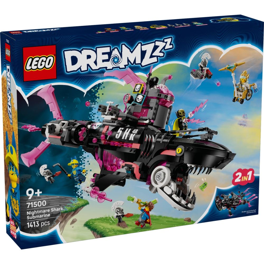 LEGO® Dreamzzz - Подводница на кошмарните акули (71500)