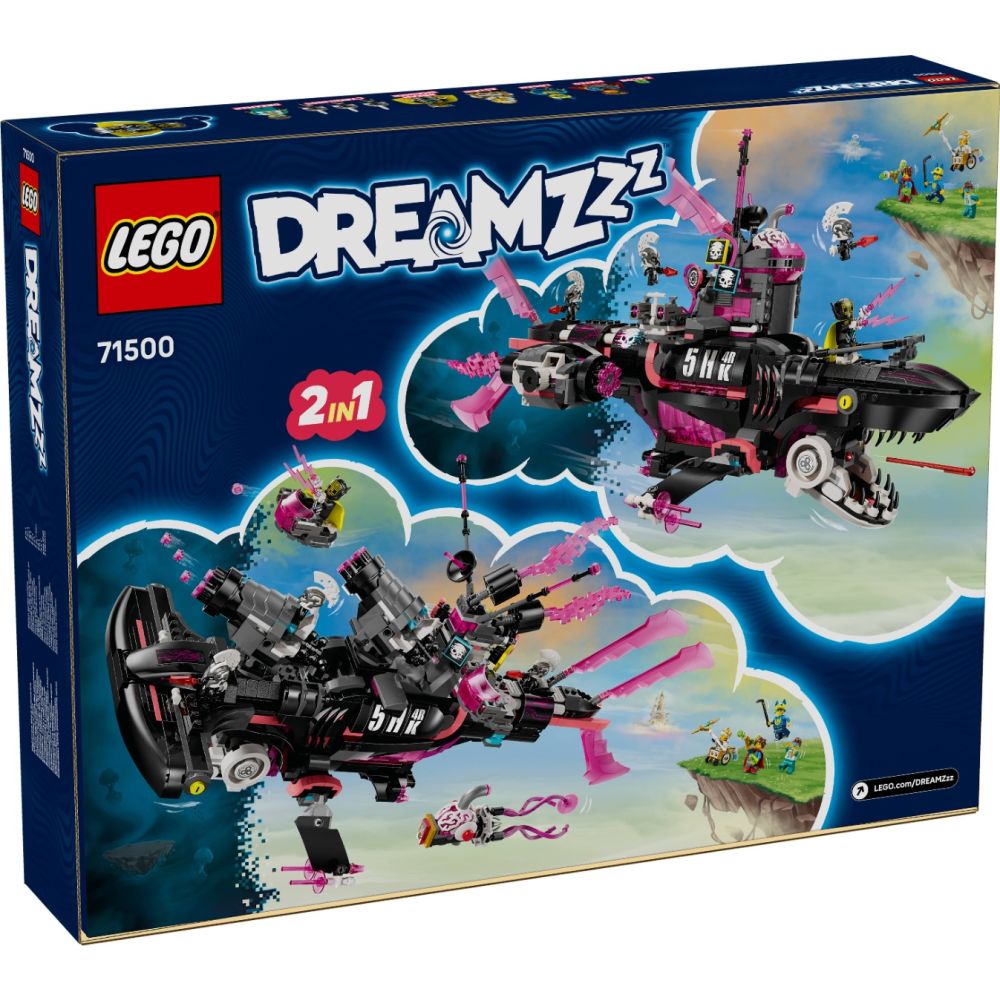 LEGO® Dreamzzz - Подводница на кошмарните акули (71500)