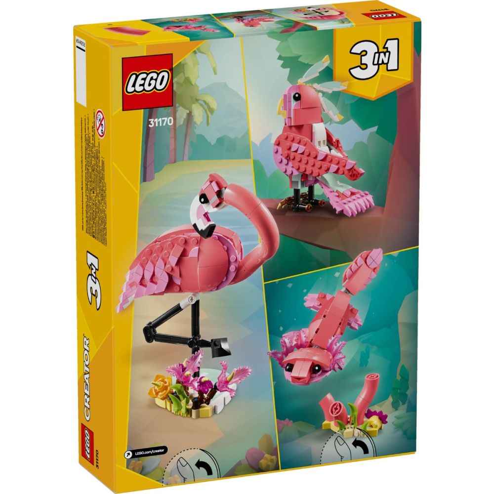 LEGO® Creator - Диви животни: Розово фламинго (31170)