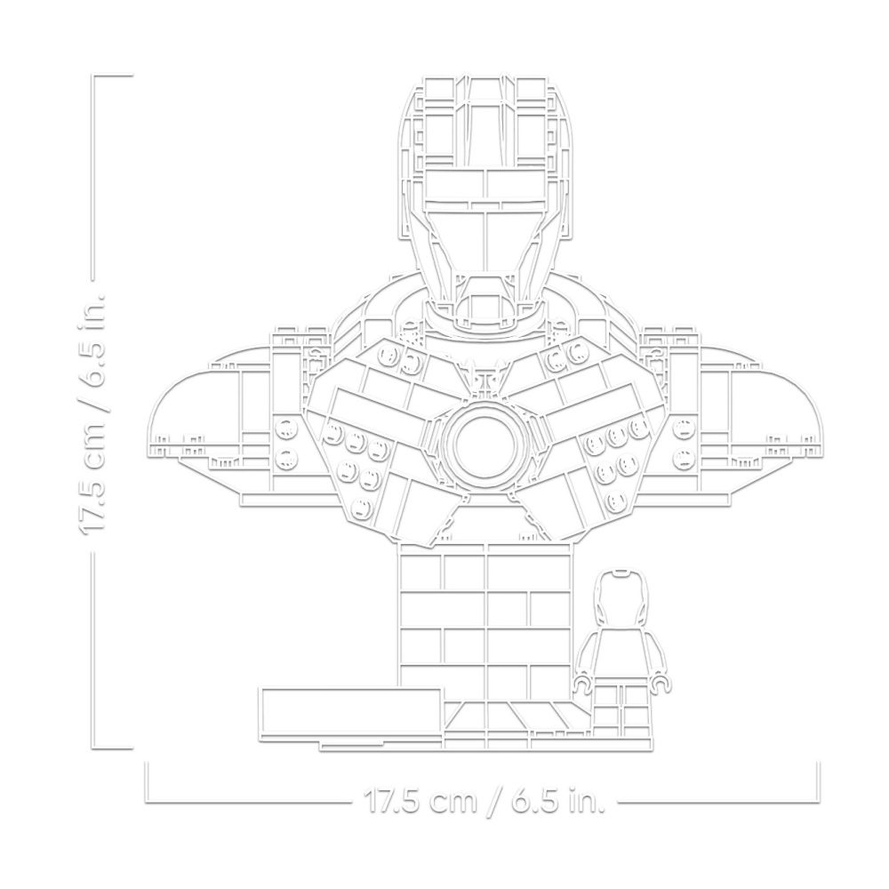 LEGO® Super Heroes - Бюст на Железния човек MK4 (76327)