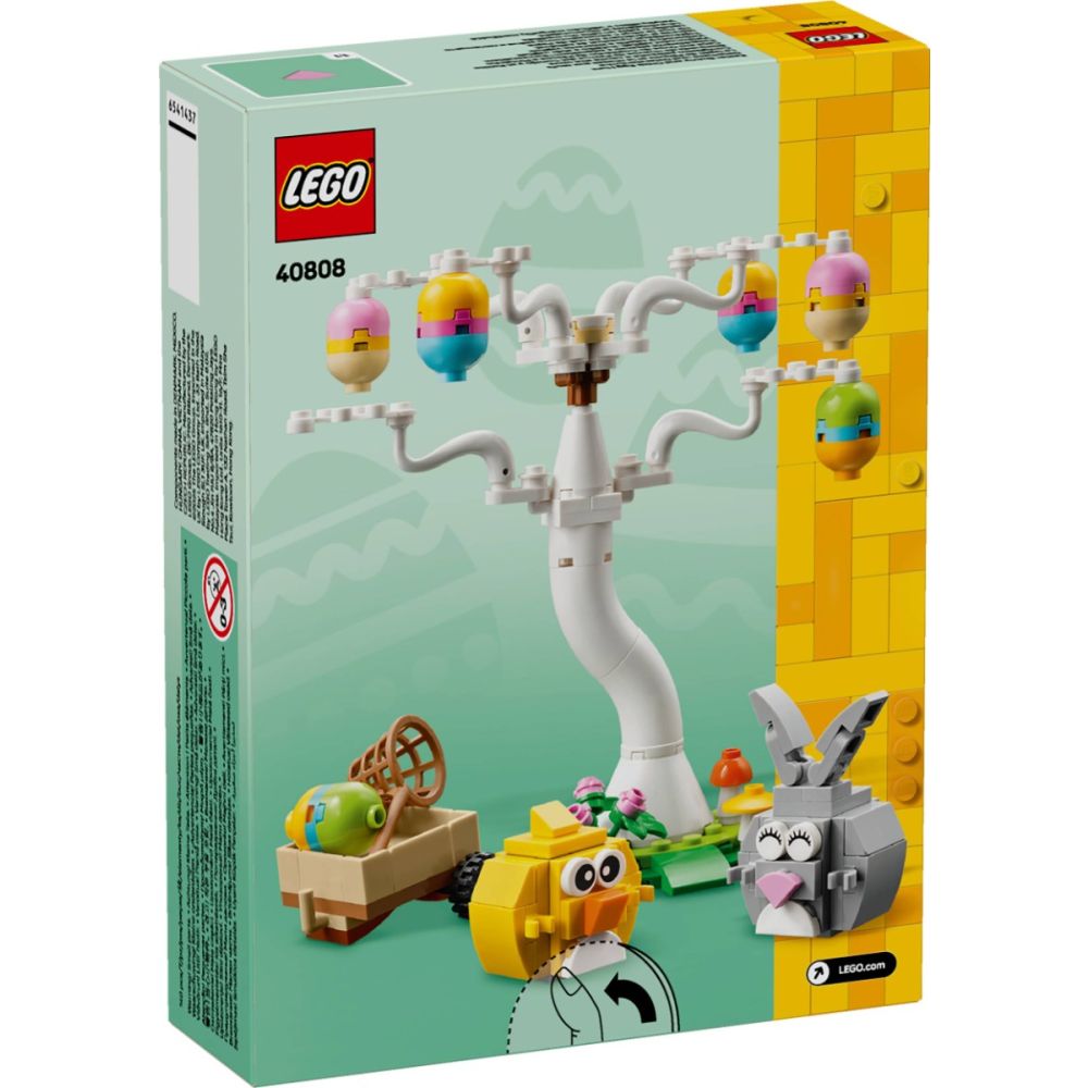 LEGO® Iconic - На лов за яйца с великденското зайче и пиленцето (40808)