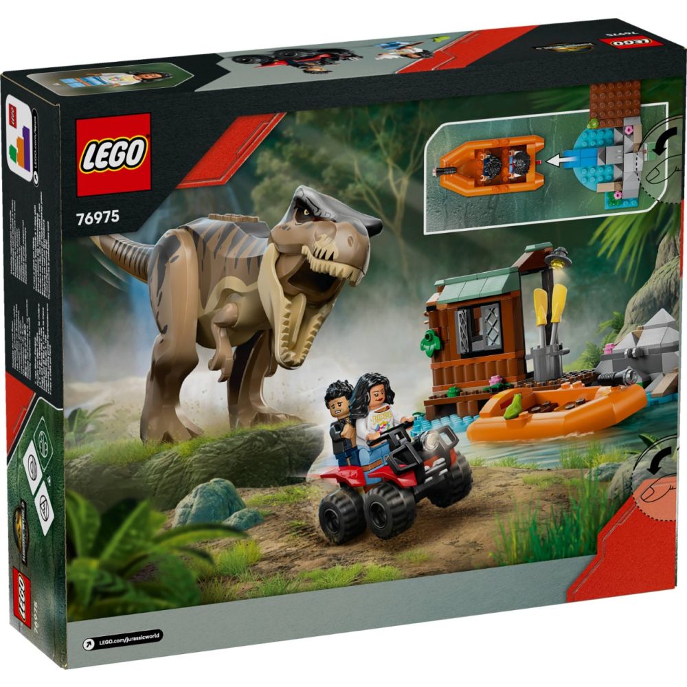 LEGO® Jurassic World - Бягство по реката от тиранозавър рекс (76975)