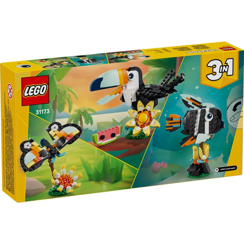 LEGO® Creator - Диви животни: Тропически тукан (31173)