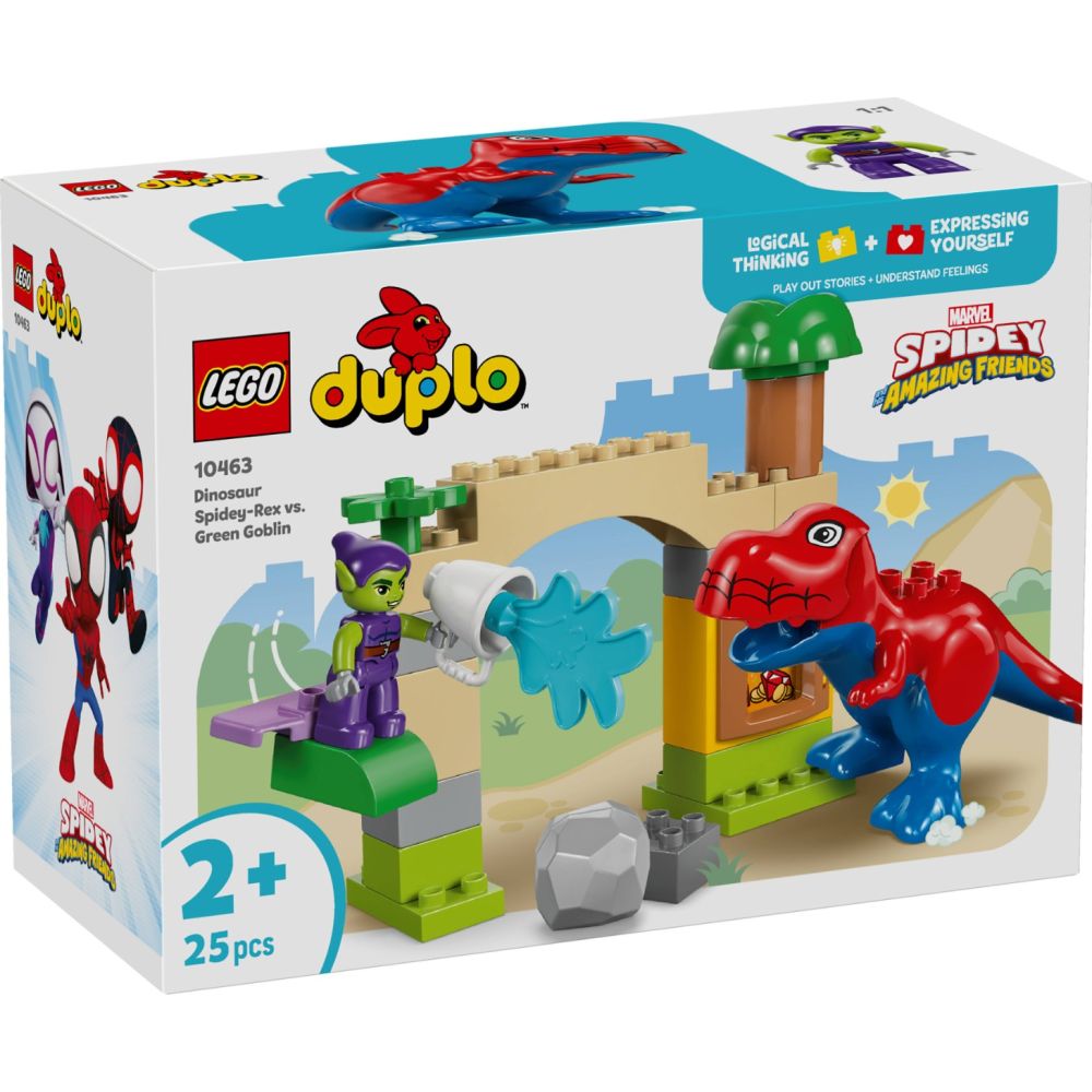 LEGO® DUPLO - Динозавър Спайди Рекс срещу Зелен гоблин (10463)