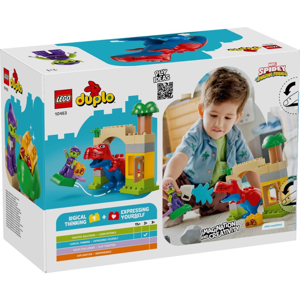 LEGO® DUPLO - Динозавър Спайди Рекс срещу Зелен гоблин (10463)