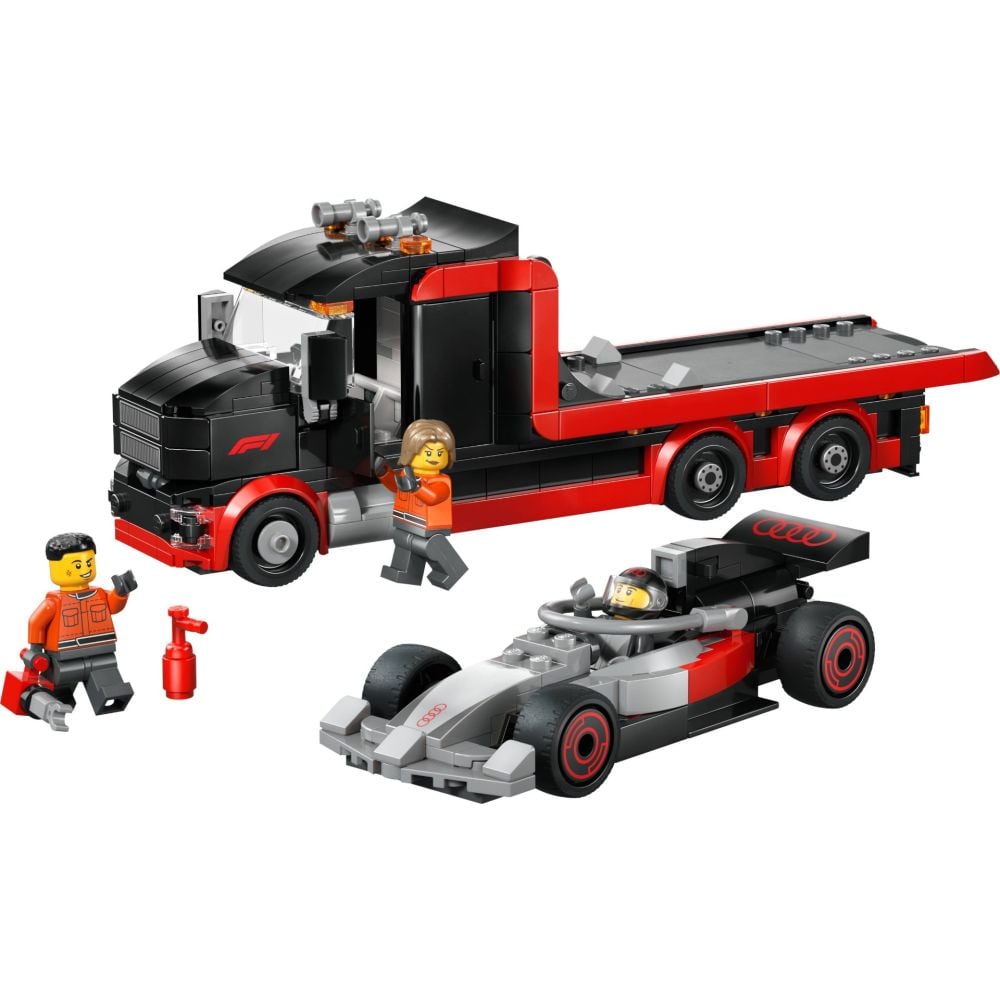 LEGO® City - Камион F1® за показване със състезателна кола Audi F1® (60493)
