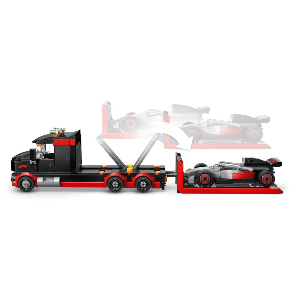LEGO® City - Камион F1® за показване със състезателна кола Audi F1® (60493)