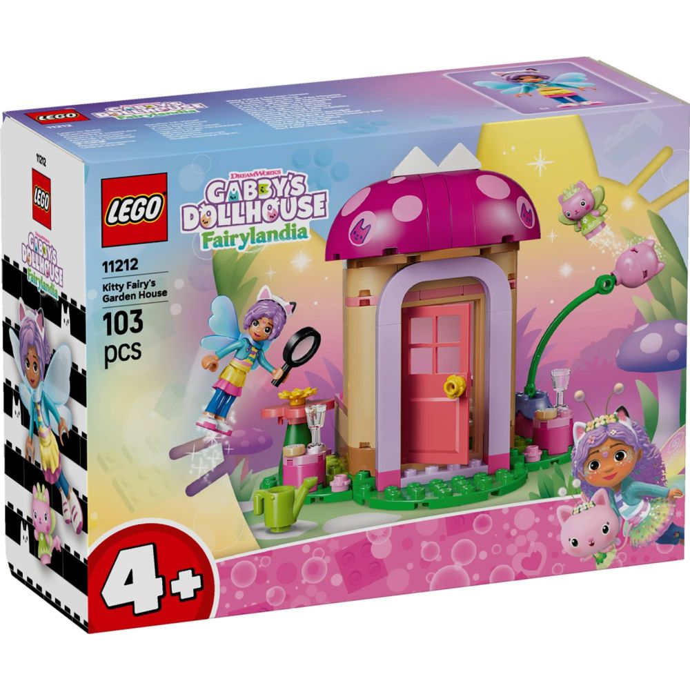 LEGO® Gabbys Dollhouse - Градинската къща на котешката фея (11212)