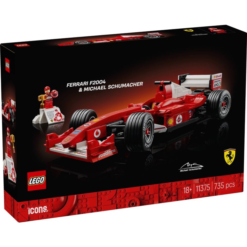 LEGO® Icons - Ferrari F2004 и Michael Schumacher (11375)