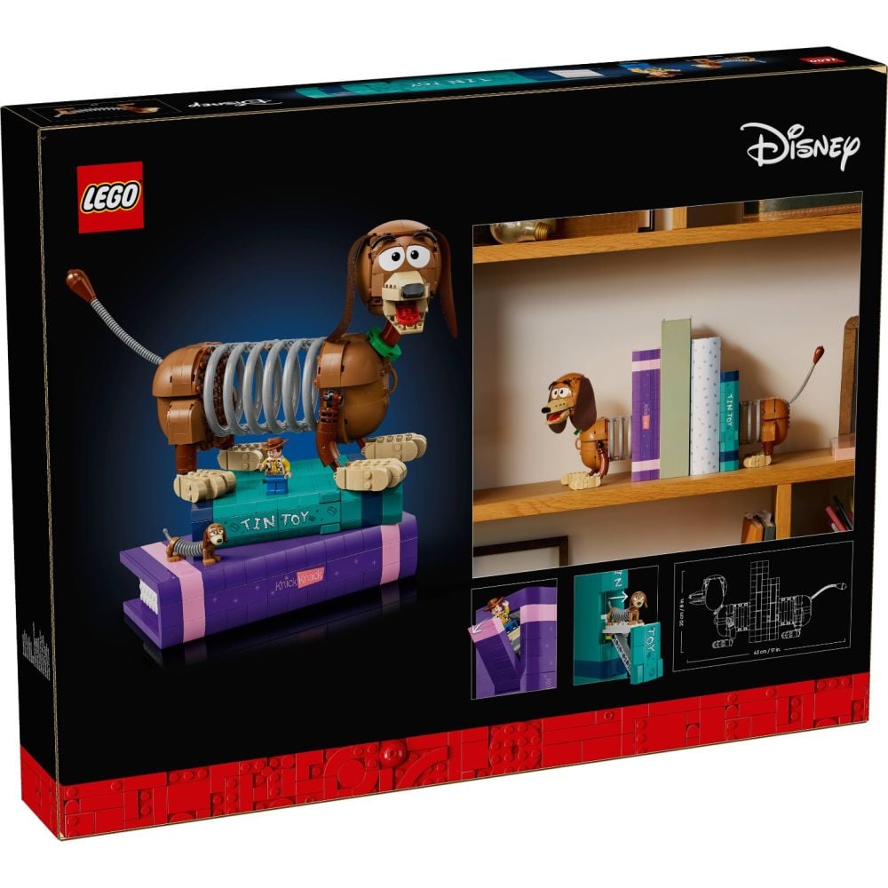 LEGO® Disney Pixar - Играта на играчките: Подпори за книги с кучето Слинки (43301)
