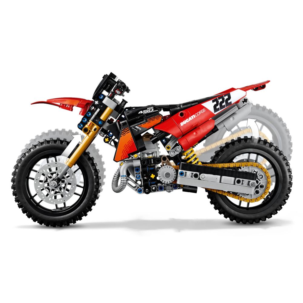 LEGO® Technic - Мотоциклет Ducati Desmo450 MX Factory (42238)