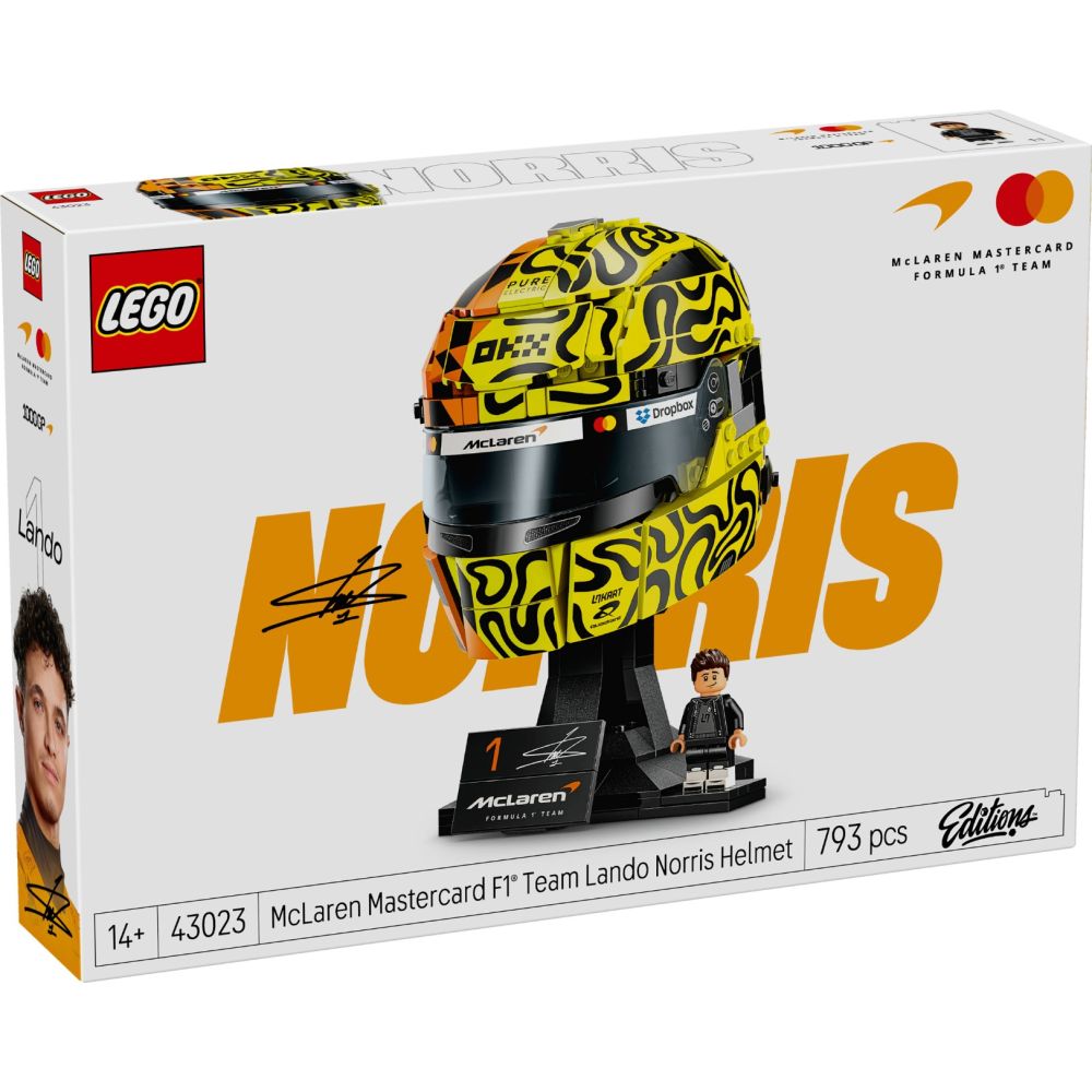 LEGO® Editions - Каска на Ландо Норис от McLaren Mastercard F1® Team (43023)