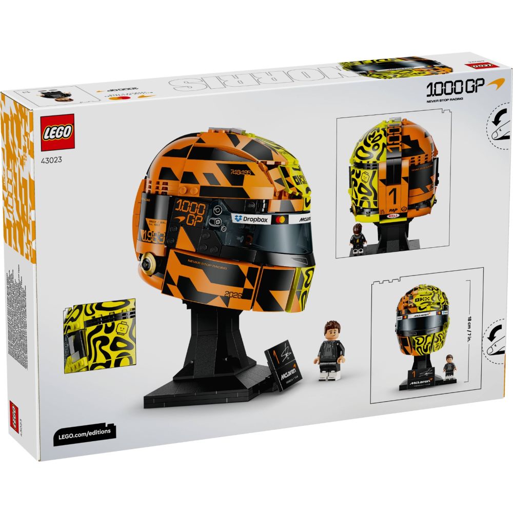 LEGO® Editions - Каска на Ландо Норис от McLaren Mastercard F1® Team (43023)