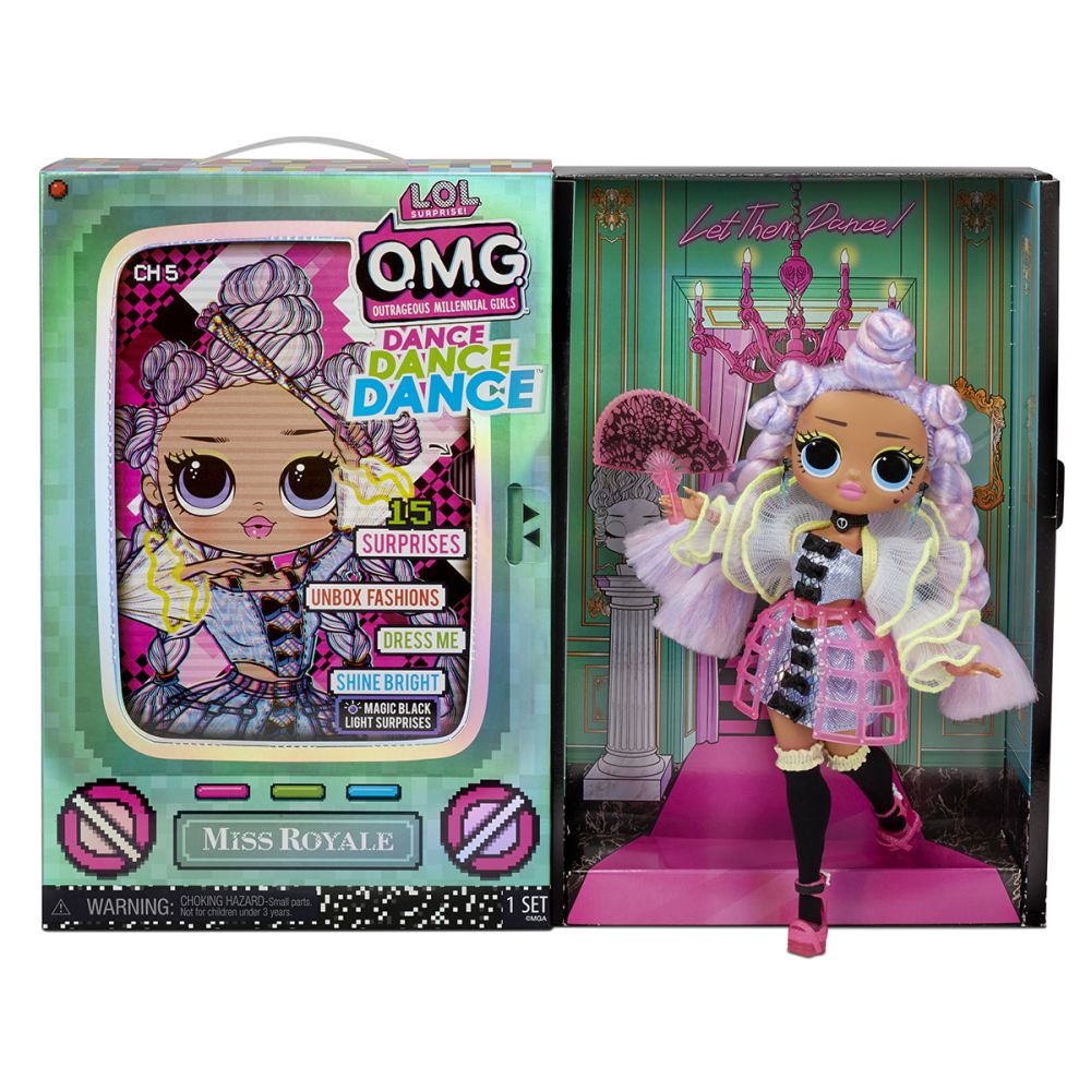 Кукла LOL OMG Surprise Dance, Miss Royale, 15 изненади, 117872EUC