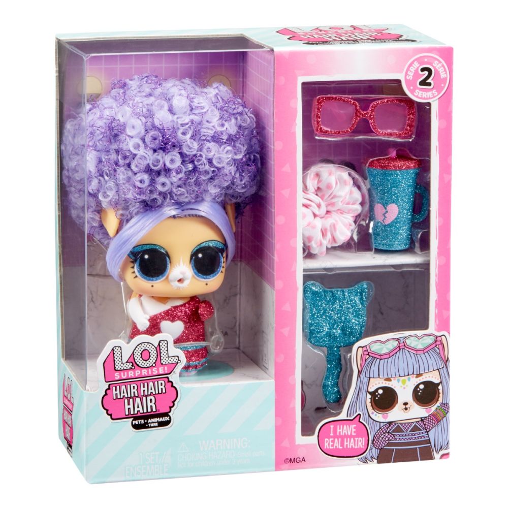 LOL Surprise Hair Hair Hair Pets, S2, Disco Doggie