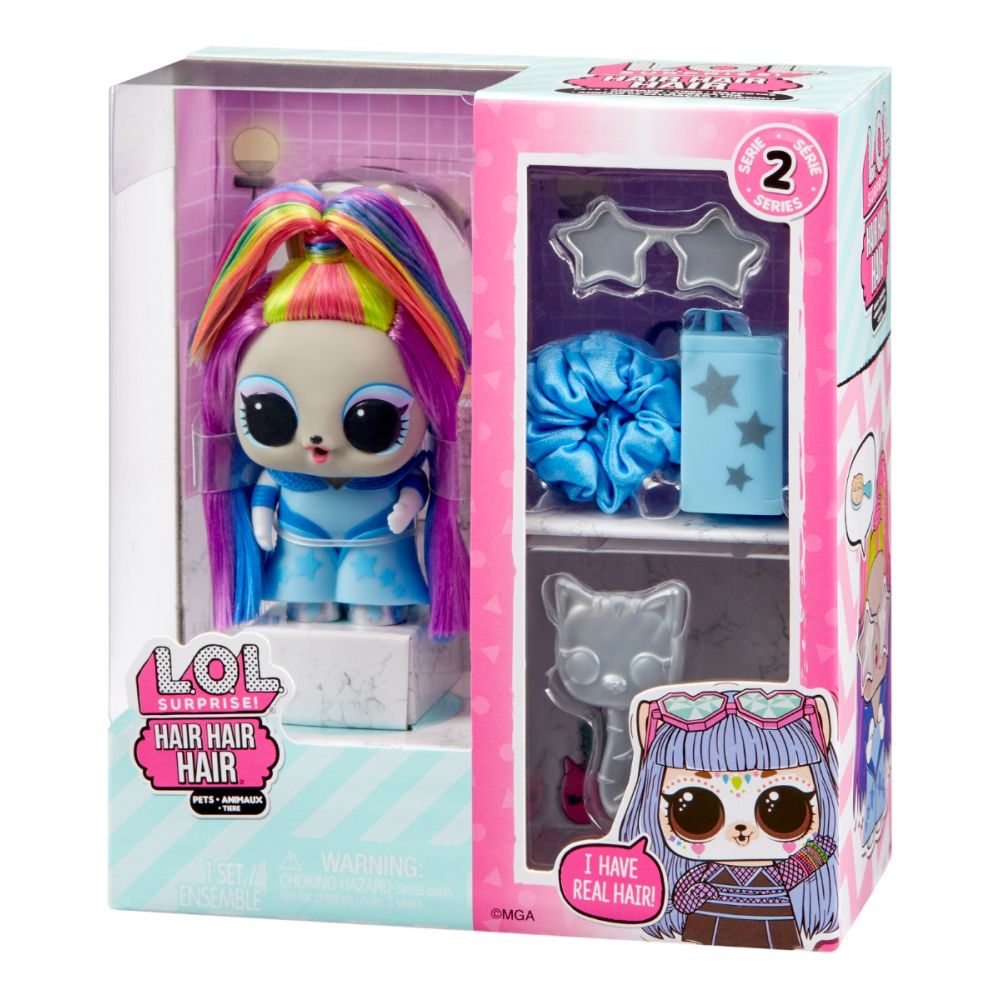 LOL Surprise Hair Hair Hair Pets, S2, Funk Bunny