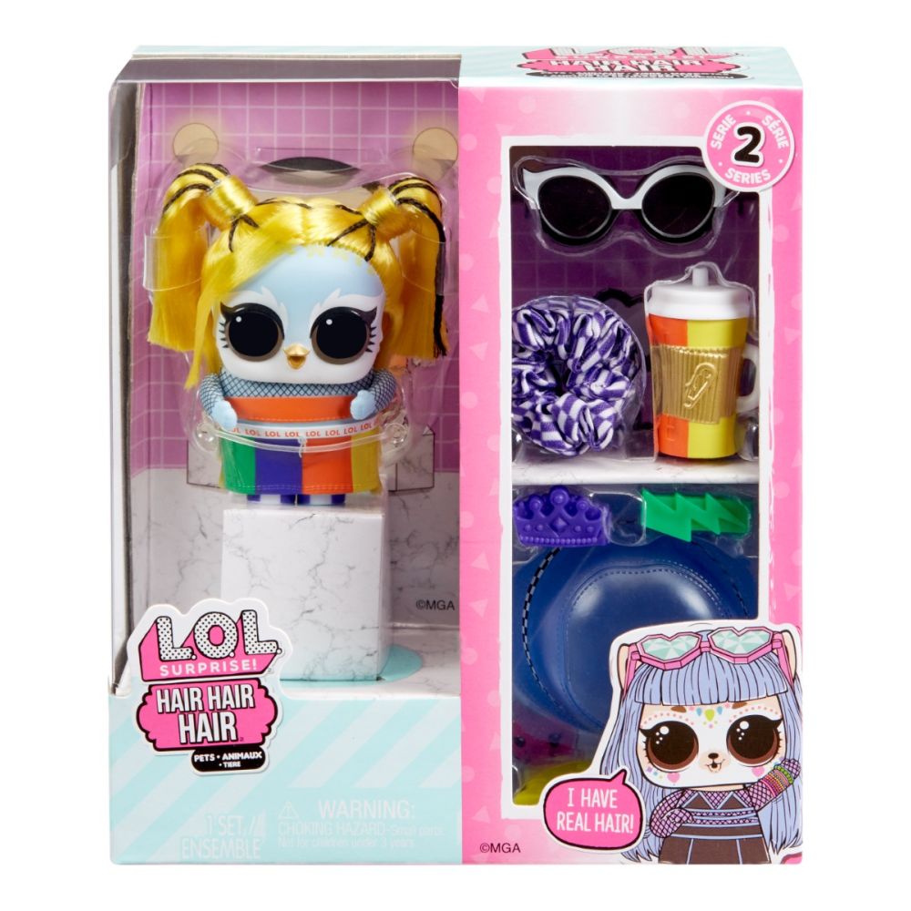 LOL Surprise Hair Hair Hair Pets, S2, Rappakeet