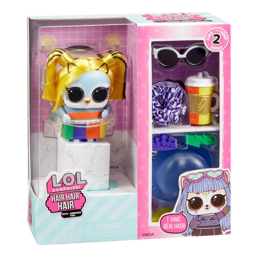 LOL Surprise Hair Hair Hair Pets, S2, Rappakeet