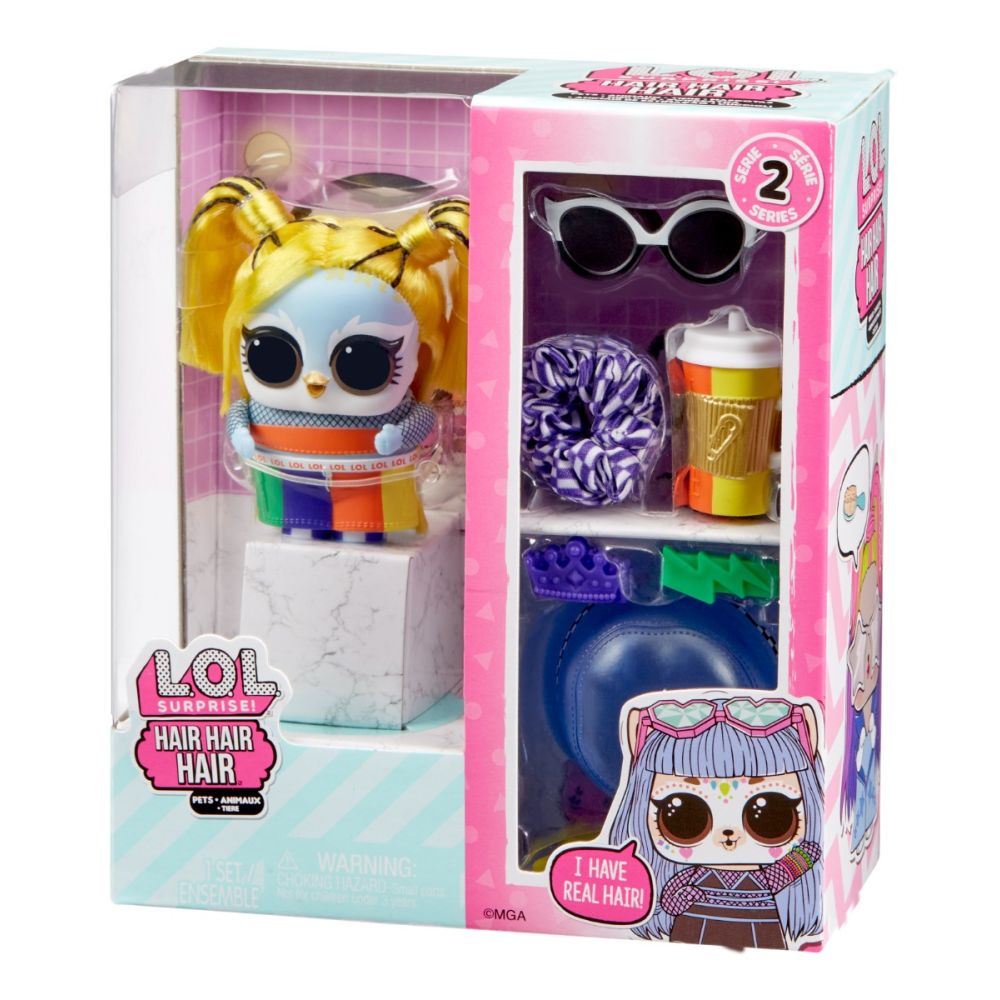 LOL Surprise Hair Hair Hair Pets, S2, Rappakeet