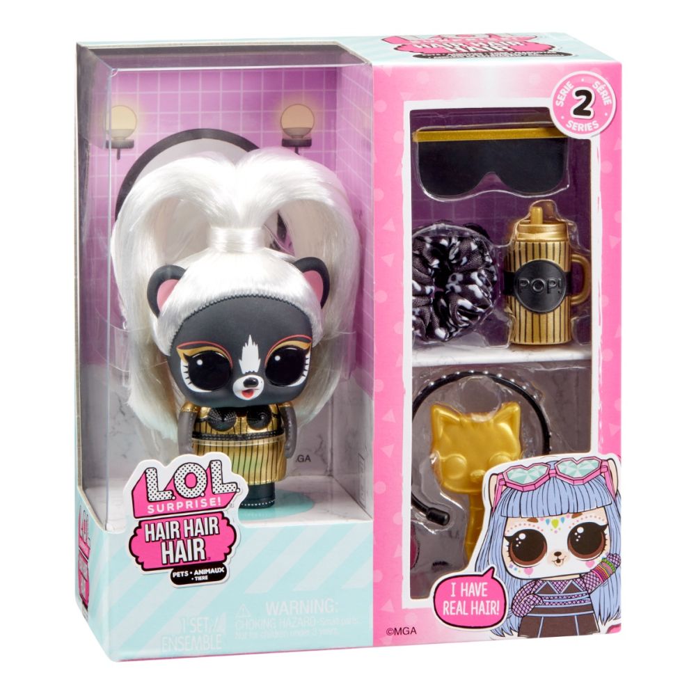 LOL Surprise Hair Hair Hair Pets, S2, Solo Skunk
