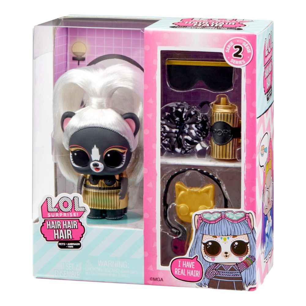 LOL Surprise Hair Hair Hair Pets, S2, Solo Skunk